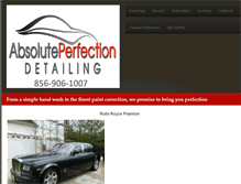 Tablet Screenshot of absoluteperfectiondetailing.com